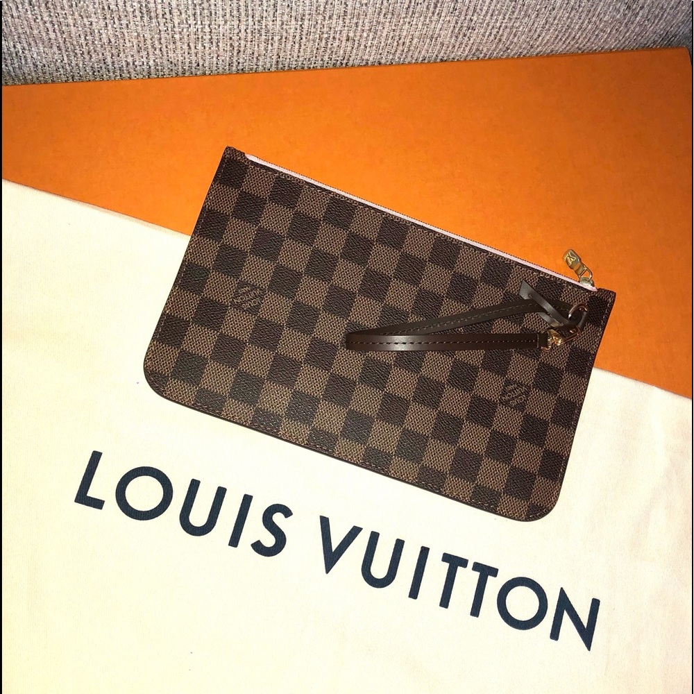 LOUIS VUITTON Damier Ebene Rose Ballerine